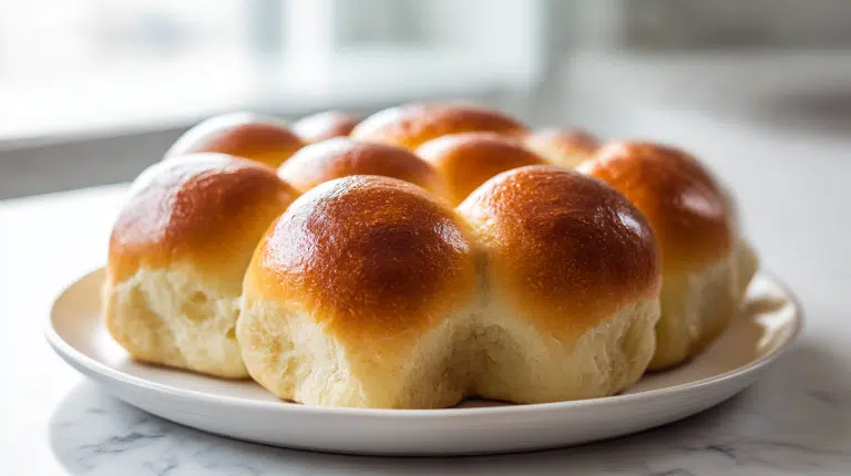 Pyszne bułeczki drożdżowe air fryer z złocistą skórką