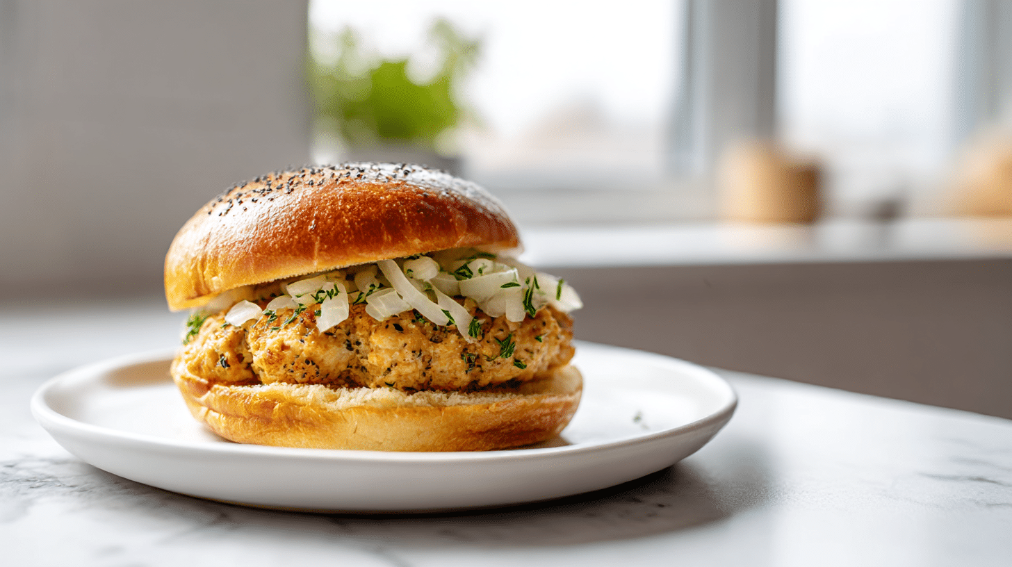 Szybki burger drobiowy air fryer na każdą porę dnia