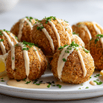 falafel z tahini air fryer w apetycznej kompozycji