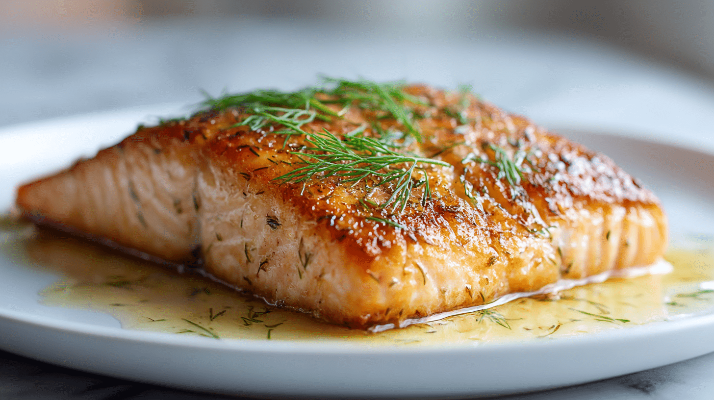 filet z łososia air fryer z ziołami