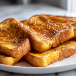 Pyszne francuskie tosty air fryer gotowe do podania