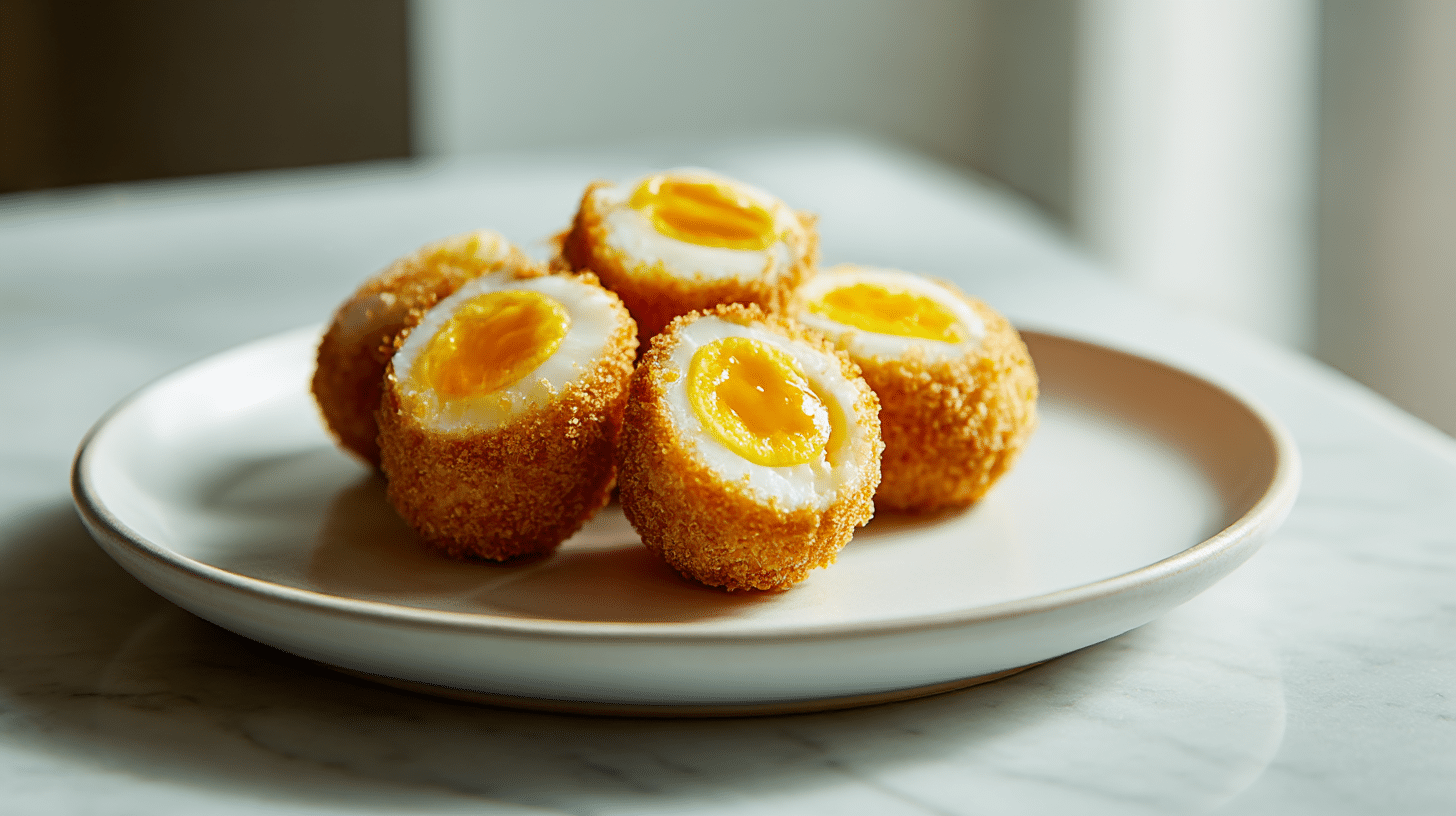 jajka po wiedeńsku air fryer z świeżymi ziołami