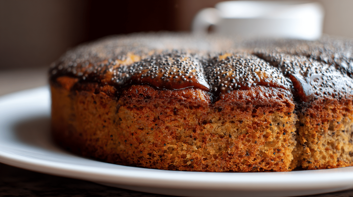 makowiec airfryer - aromatyczne ciasto z nadzieniem makowym