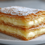 Przygotowanie napoleonki airfryer w kuchni.