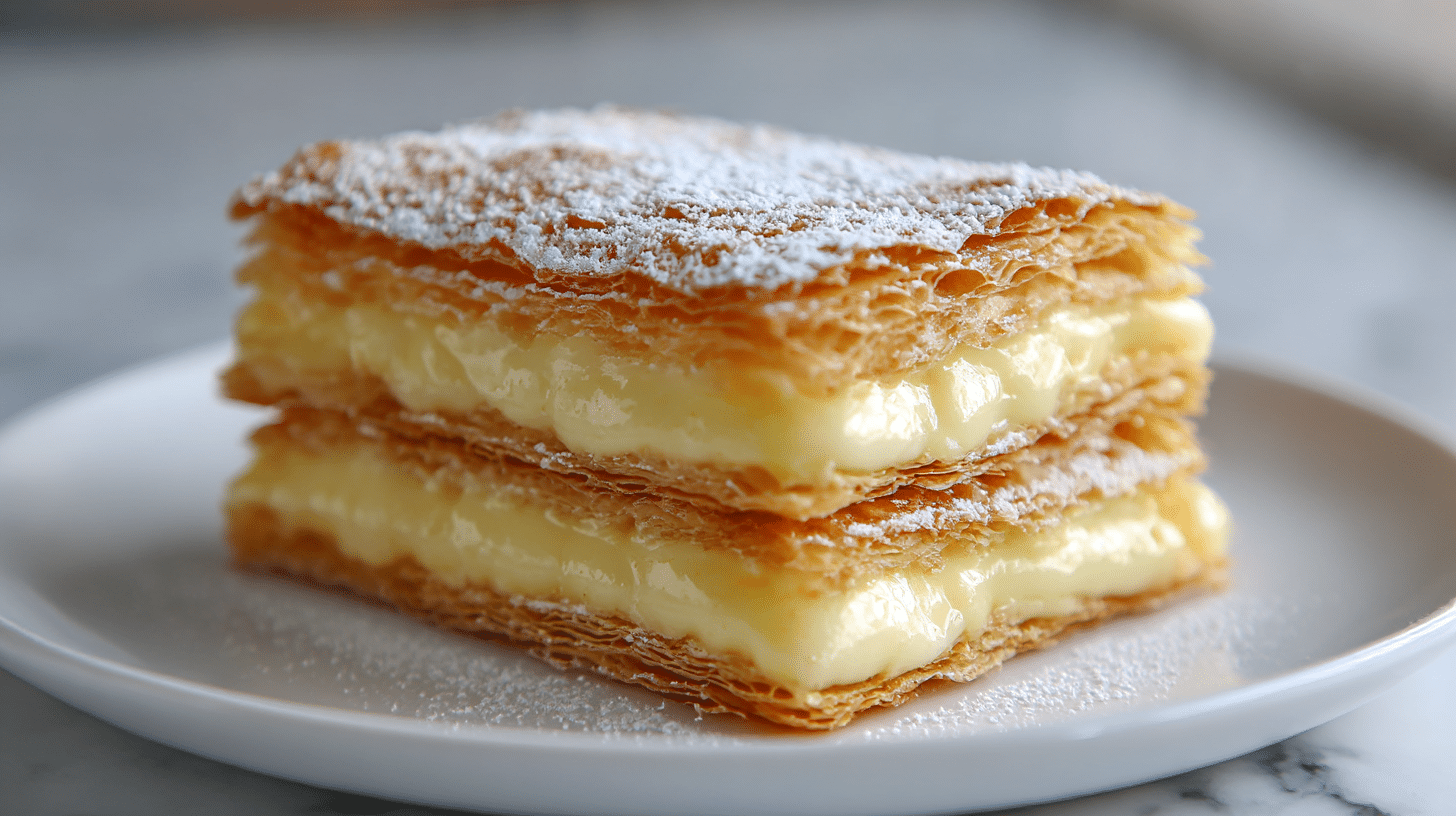 Przygotowanie napoleonki airfryer w kuchni.