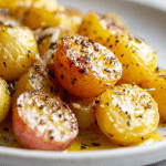 rzodkiewki pieczone air fryer na talerzu