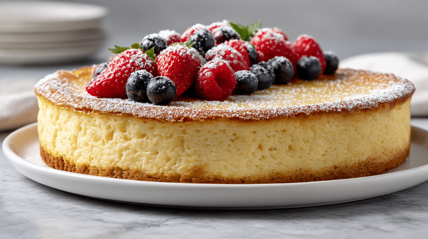 Sernik krakowski airfryer, doskonała tekstura.