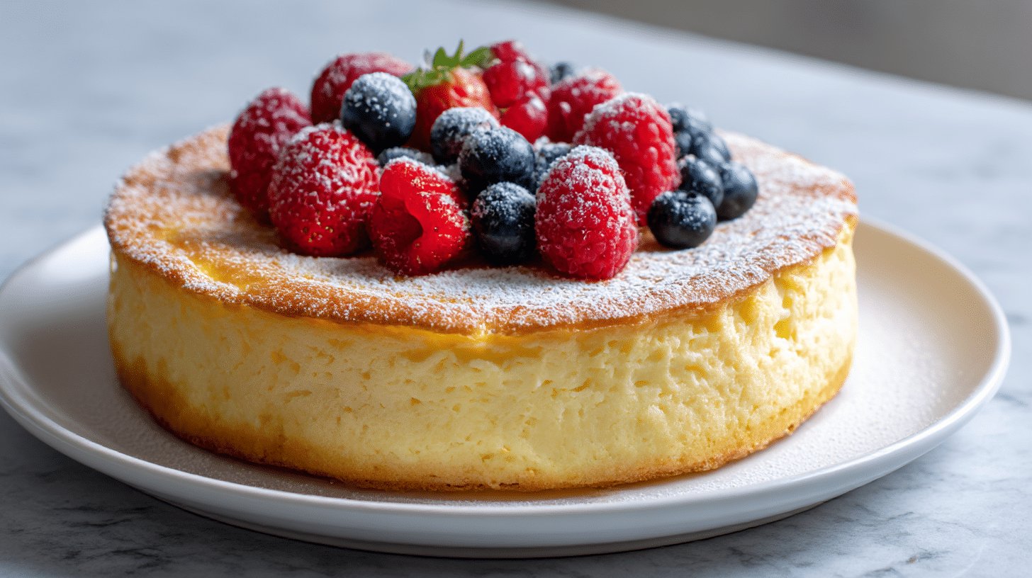 Sernik krakowski z airfryera w apetycznej odsłonie.