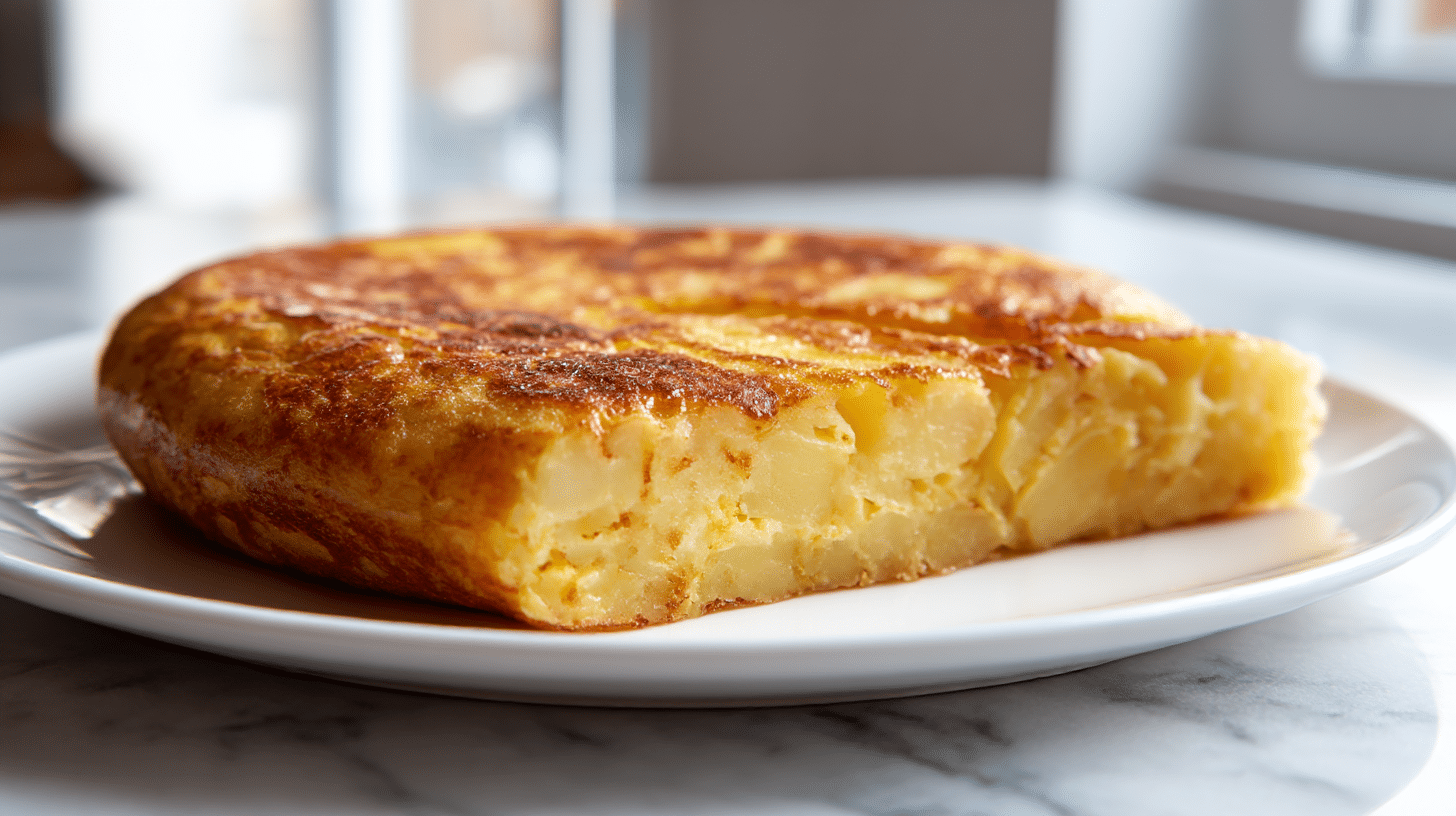 tortilla de patatas air fryer z chrupiącą skórką