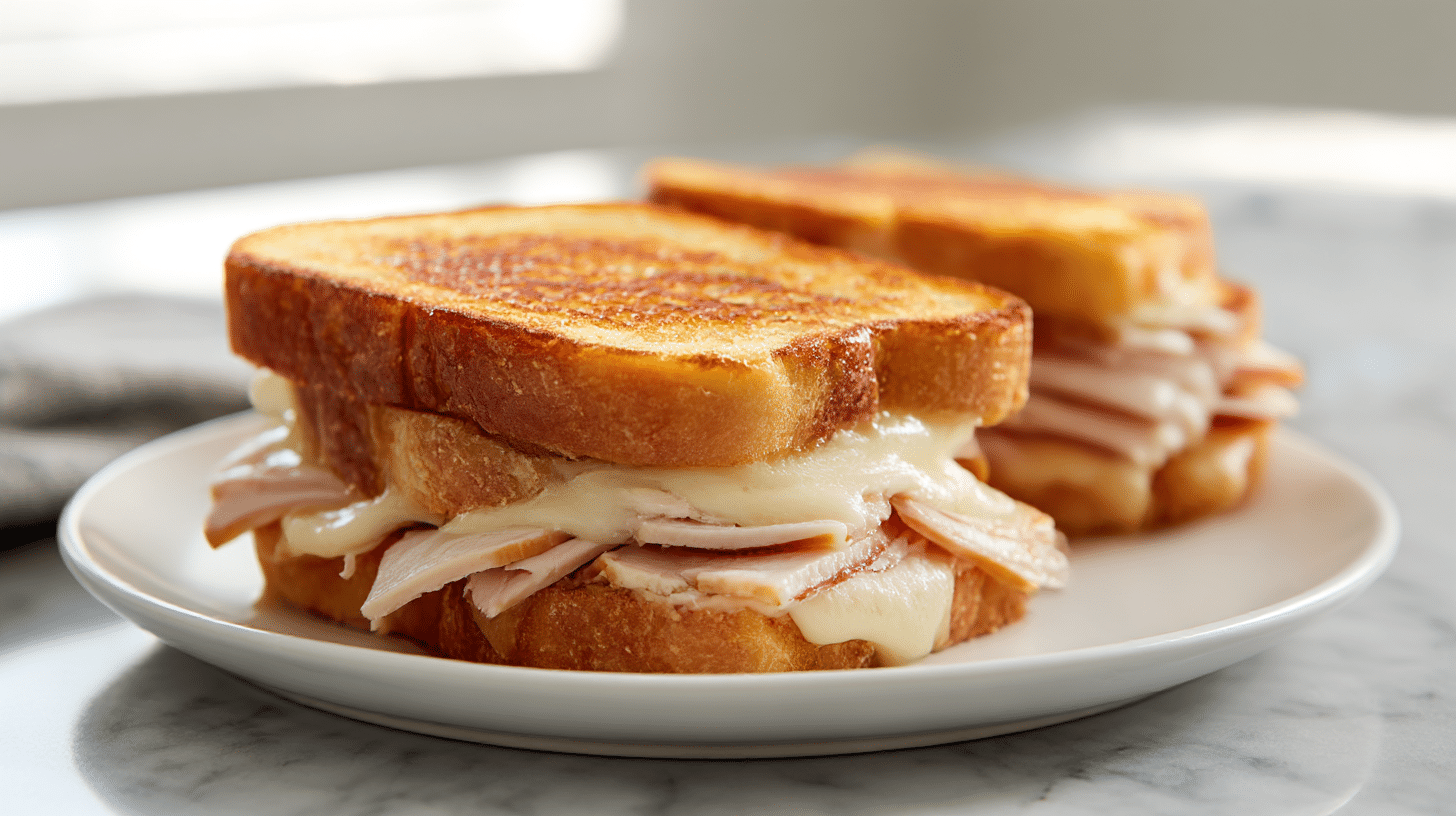 tost z kurczakiem air fryer