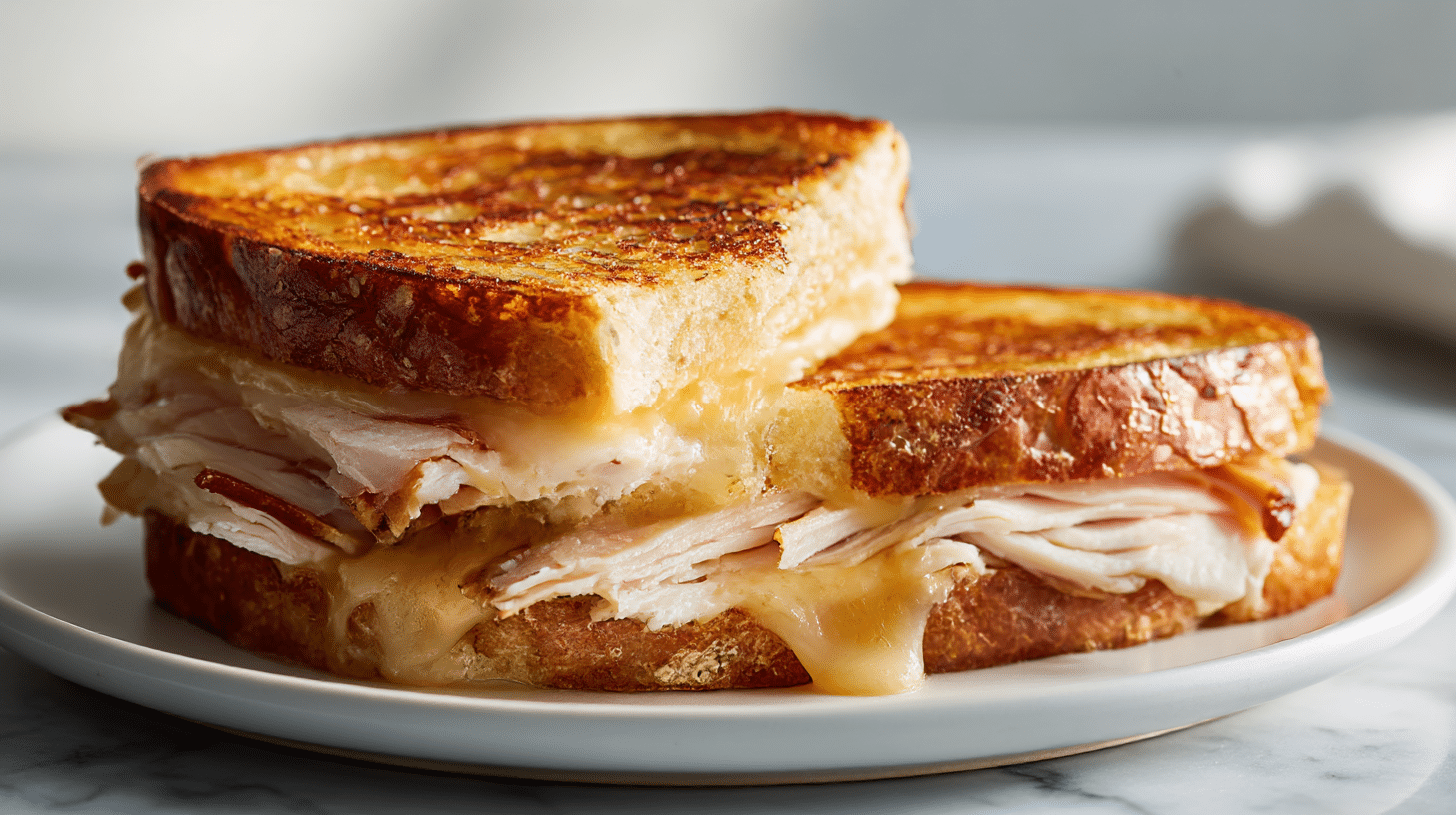 tost z kurczakiem air fryer