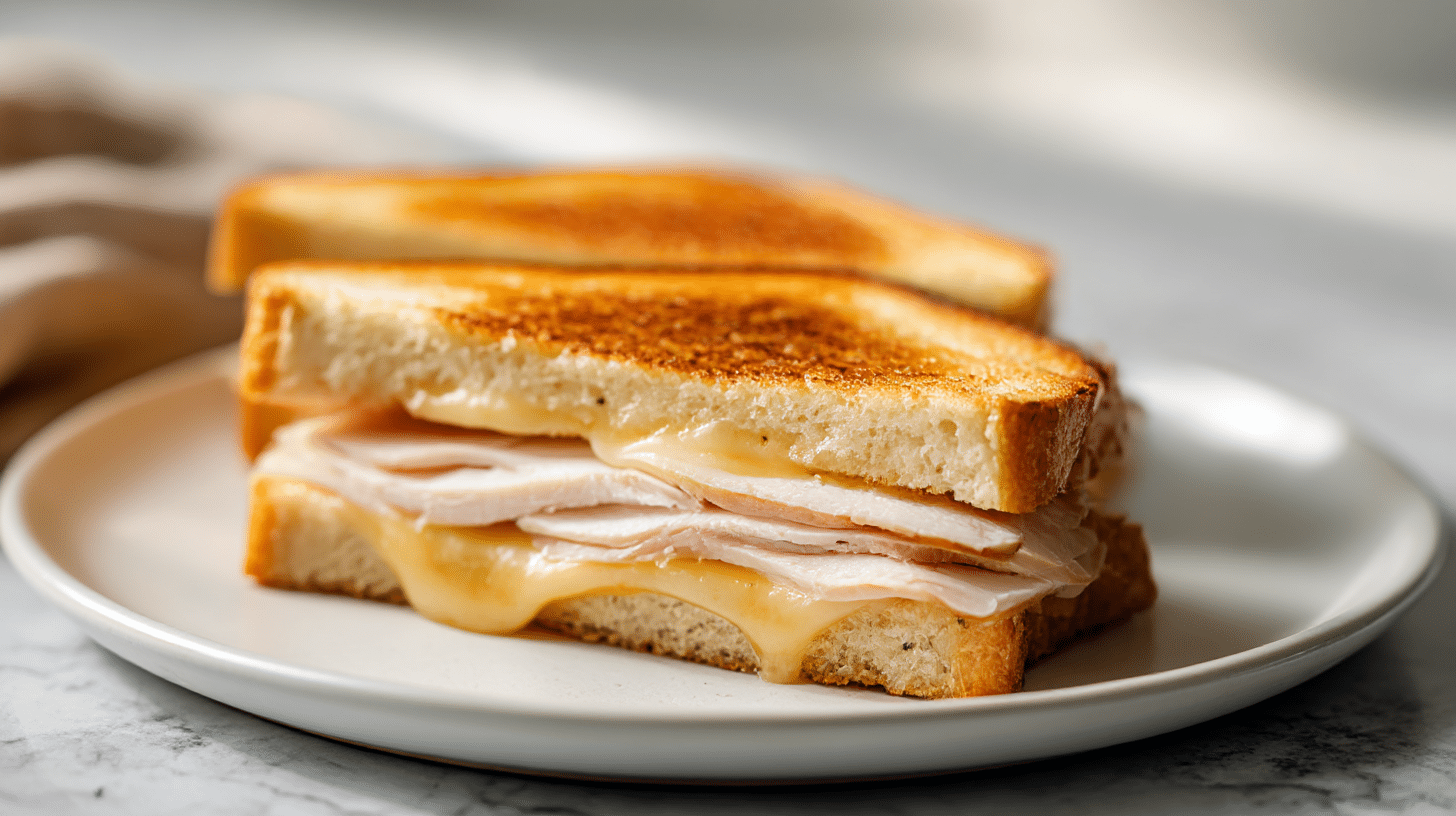 tost z kurczakiem air fryer