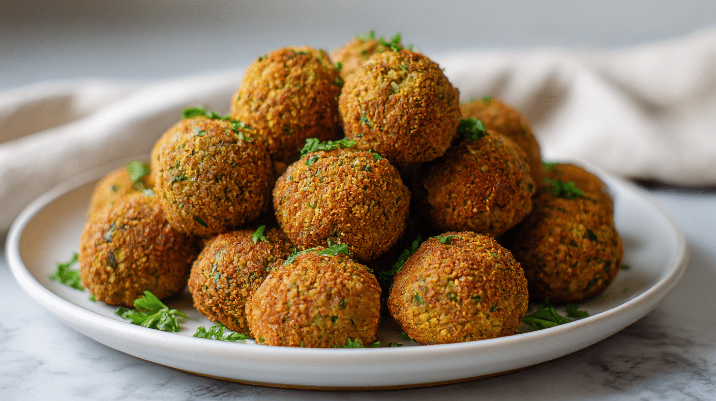 zdrowy falafel air fryer bez tłuszczu