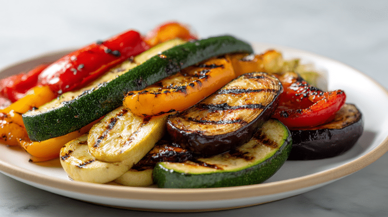 grillowane warzywa air fryer w kolorowych miseczkach