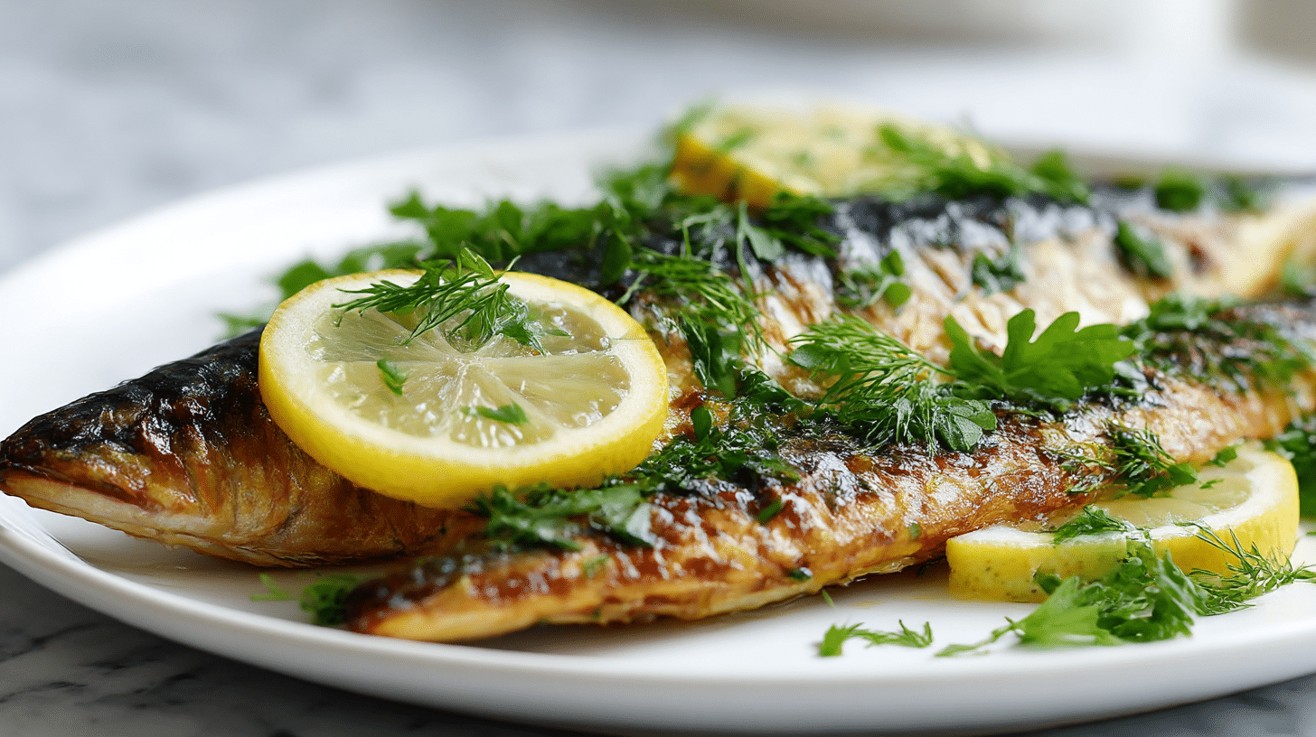 makrela air fryer z dodatkami warzywnymi