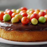 mazurek wielkanocny air fryer z ciastem i polewą cytrynową