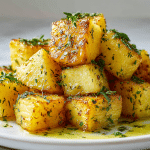 Pyszna pieczona kalarepa air fryer na talerzu