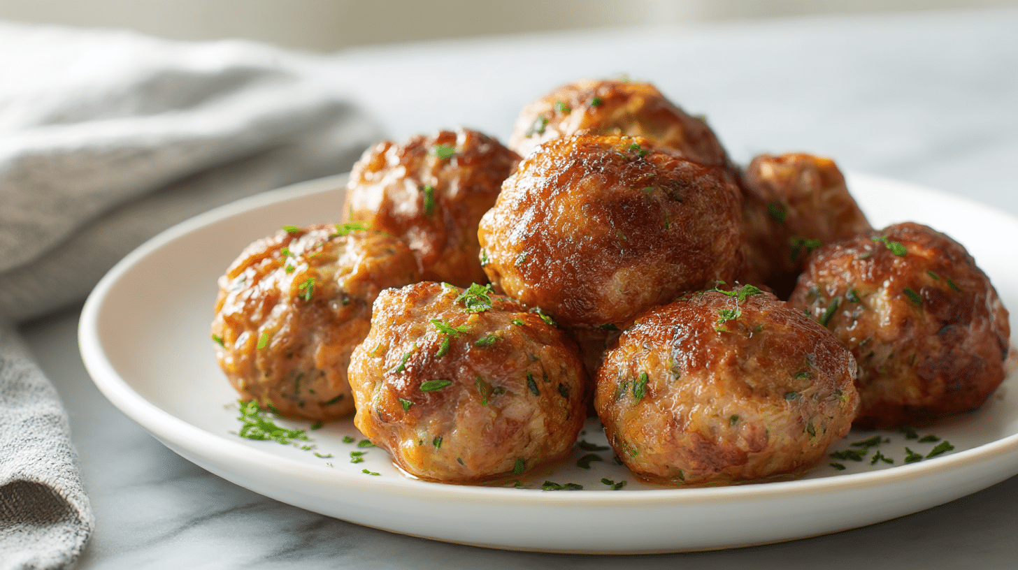 Pulpety z indyka air fryer z dodatkiem warzyw