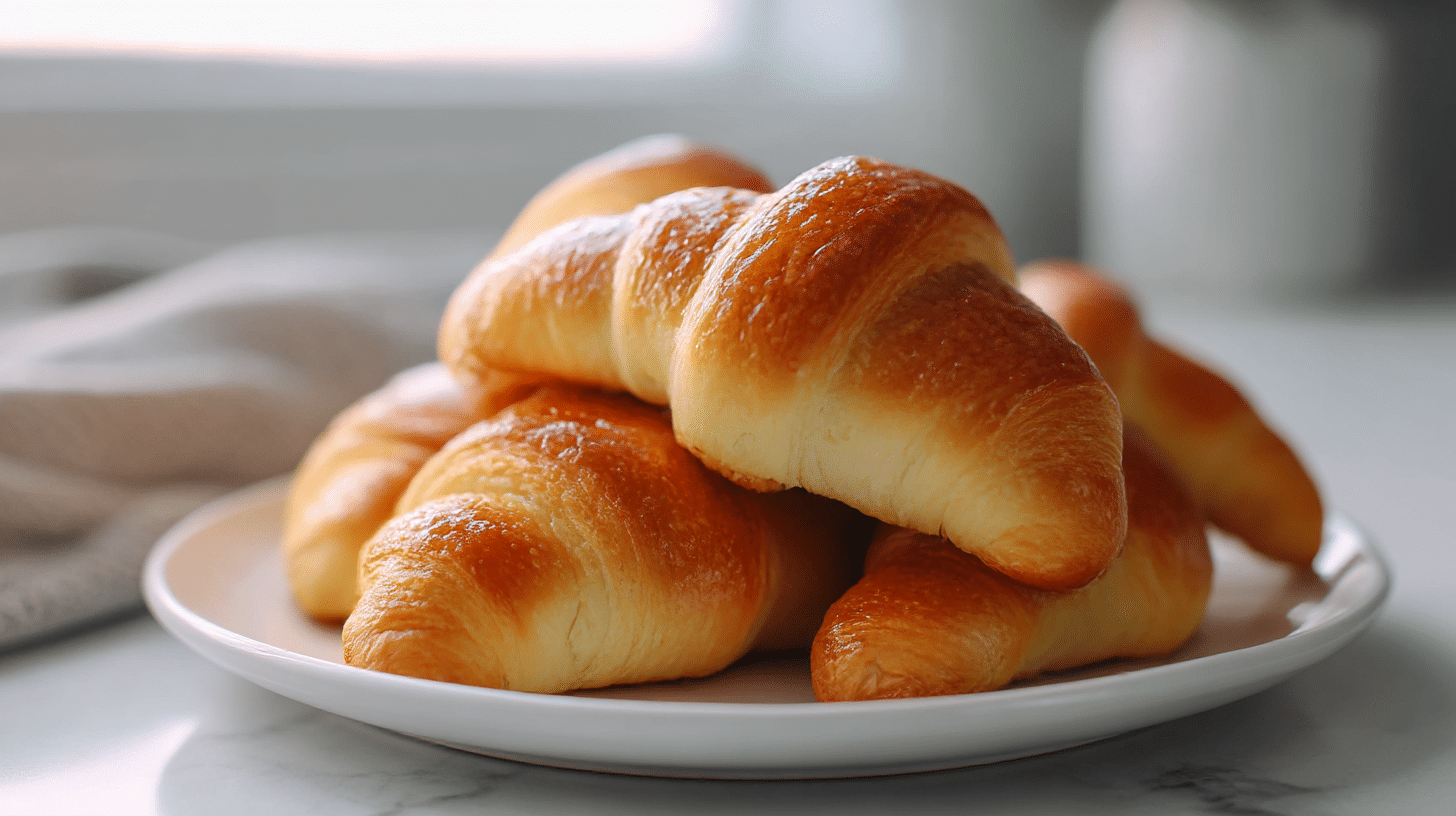 Rogaliki drożdżowe air fryer z orzechami