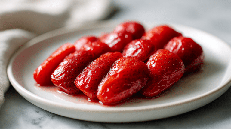 pyszny deser z truskawek air fryer