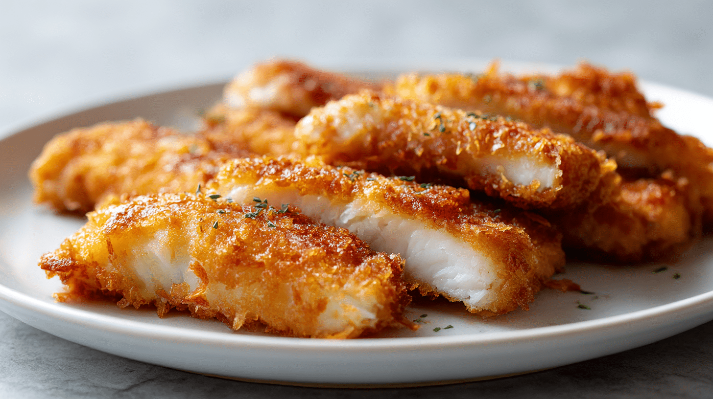 Gotowa ryba w cieście air fryer według przepisu