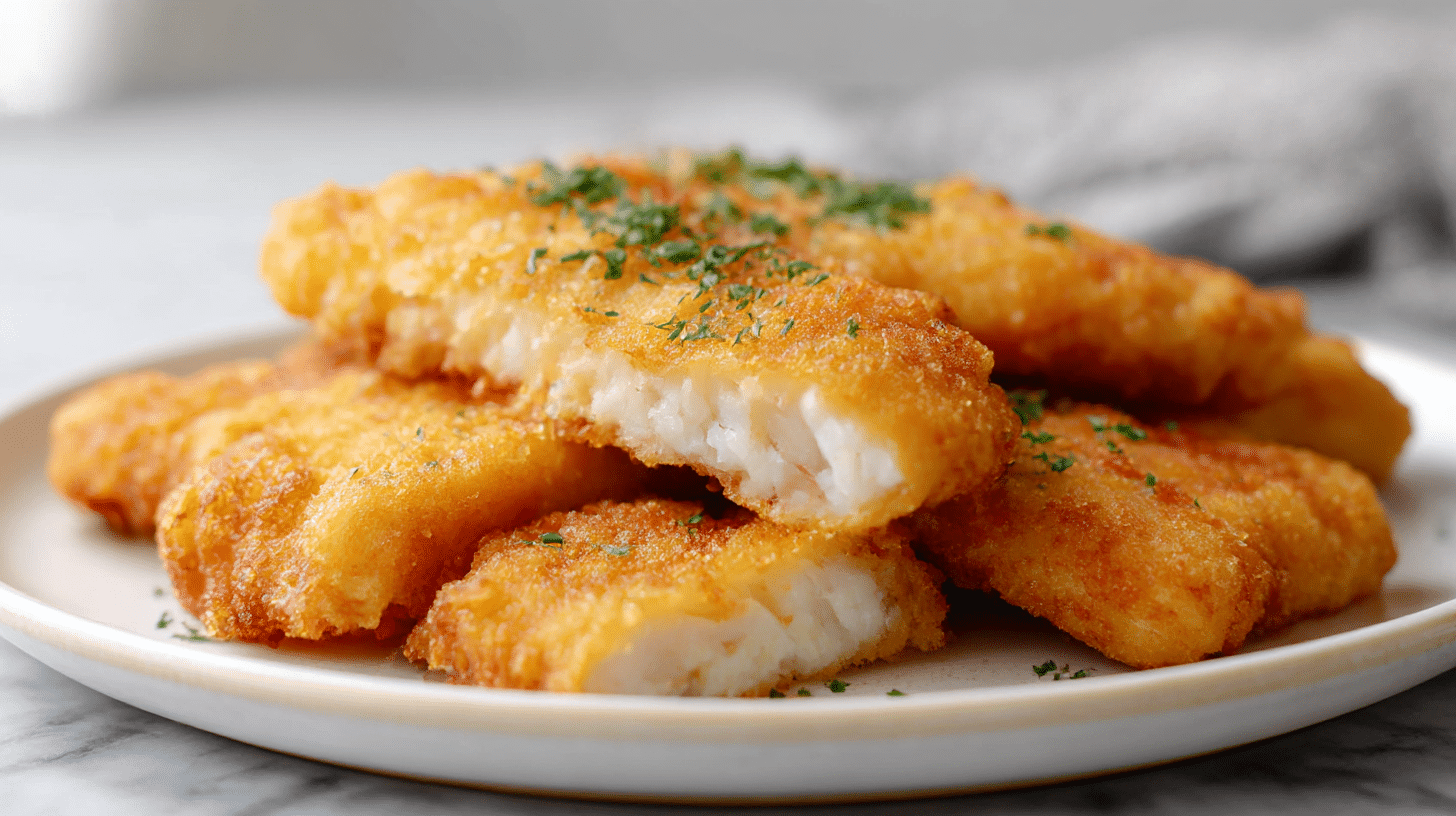 Podczas przygotowywania ryby w cieście air fryer