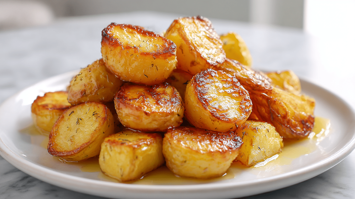 pyszne ziemniaki z grilla air fryer na talerzu