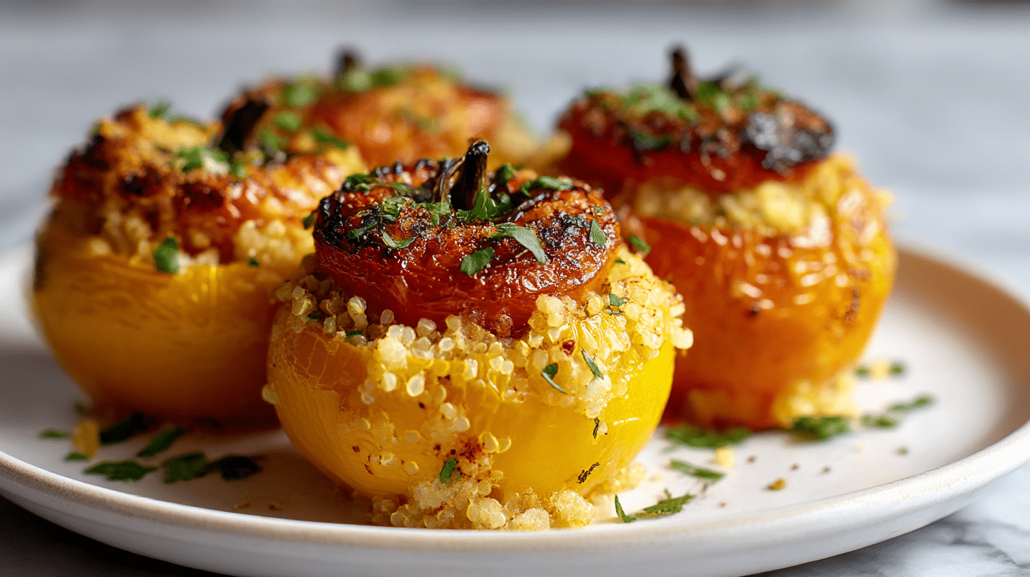 Talir z pomidorami z kaszą air fryer