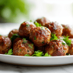 pulpeciki air fryer na talerzu