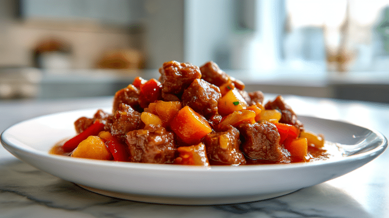 Gulasz z karkówki air fryer w pysznym sosie